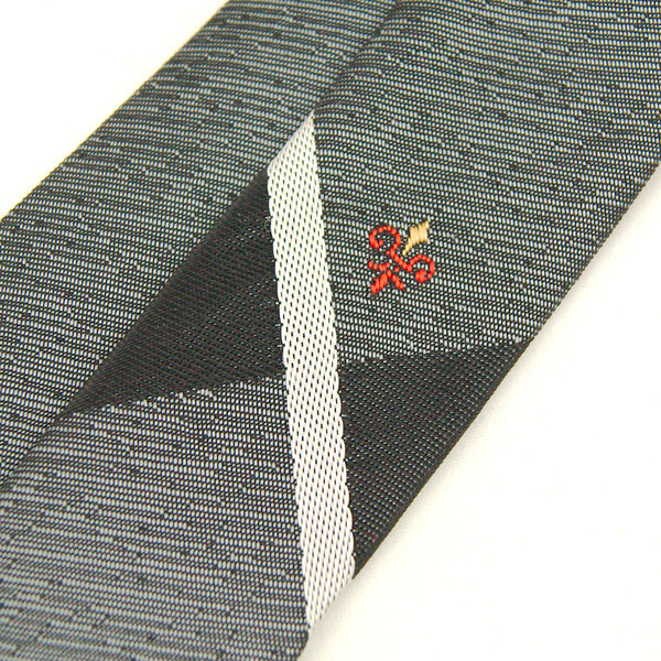 1960s Sharkskin Gray Tie Cats Like Us