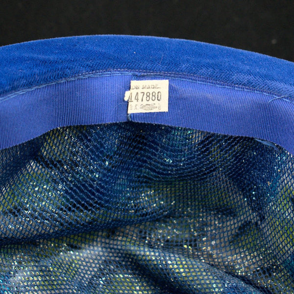 1960s Silver & Blue Bubble Hat Cats Like Us