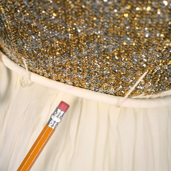 1960s Silver & Gold Party Dress Cats Like Us