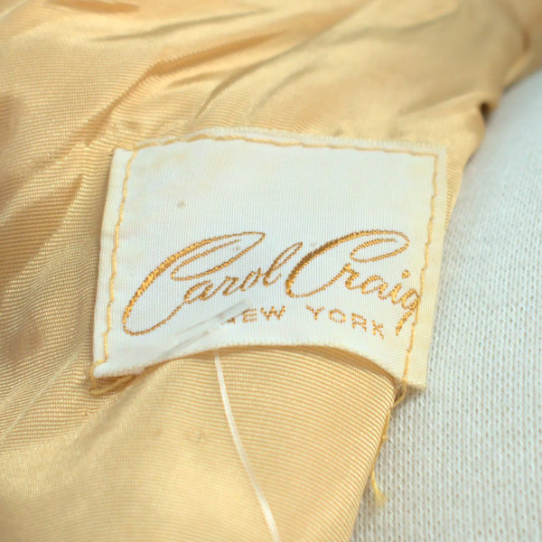 1960s Silver & Gold Party Dress Cats Like Us