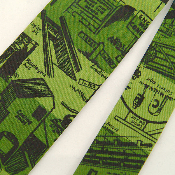 1960s Skinny Locomotive Tie Cats Like Us