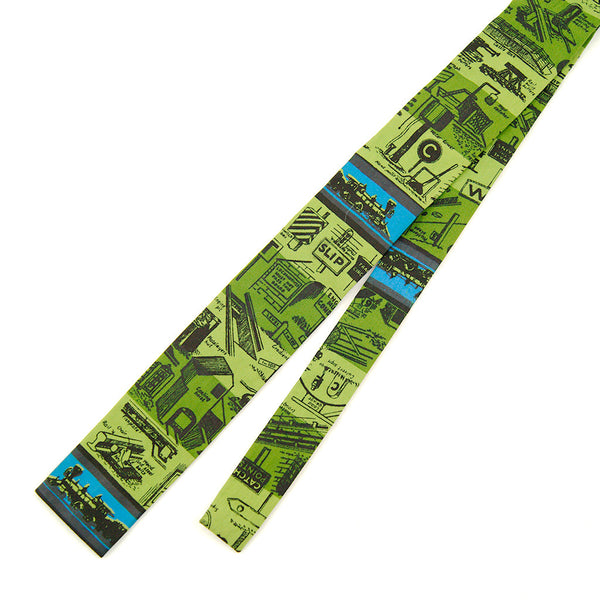 1960s Skinny Locomotive Tie Cats Like Us