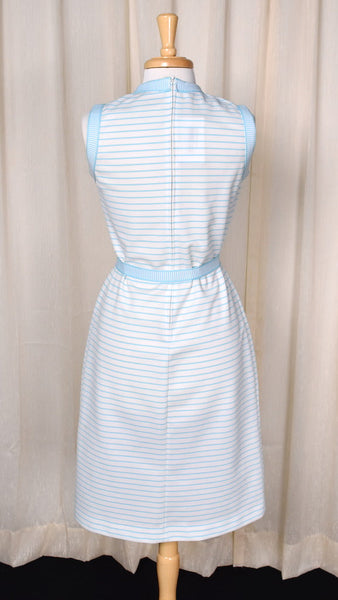 1960s Sky Blue Striped Set Cats Like Us