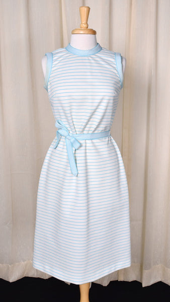 1960s Sky Blue Striped Set Cats Like Us