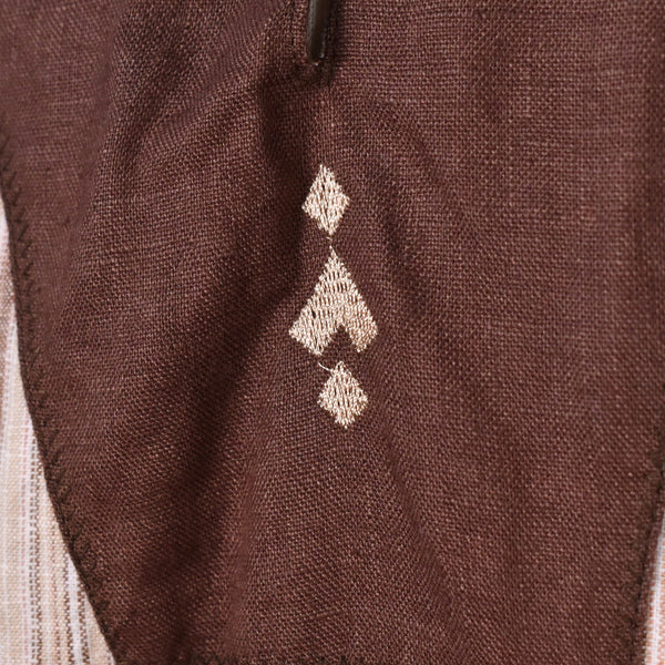 1960s Style Brown Hippie Shirt Cats Like Us