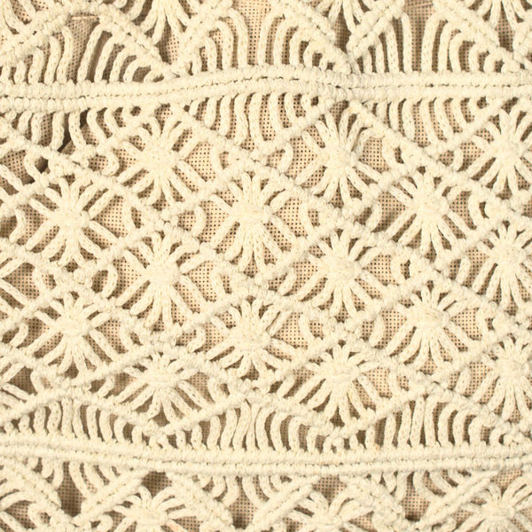 1960s Tan Crochet Handbag Cats Like Us