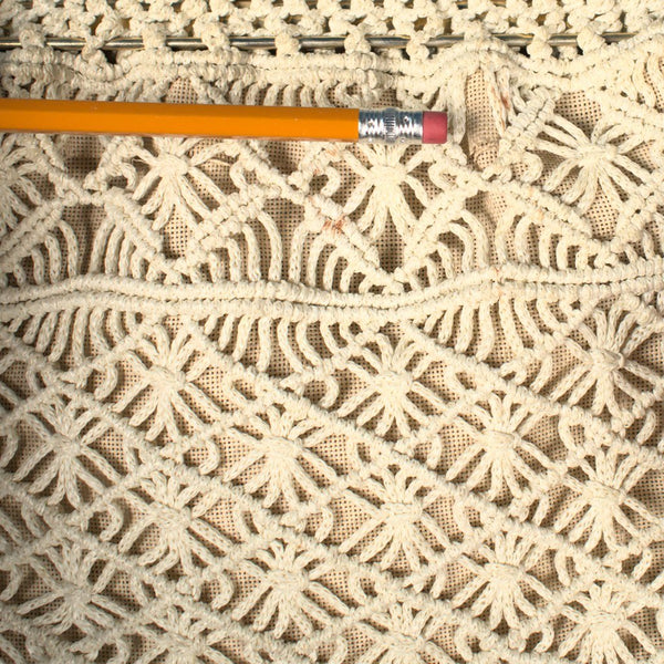 1960s Tan Crochet Handbag Cats Like Us