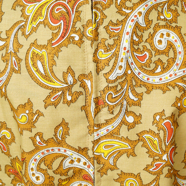 1960s Tan Paisley Tie Dress Cats Like Us