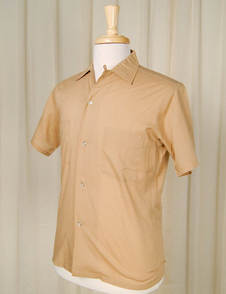 1960s Tan SS Shirt Cats Like Us
