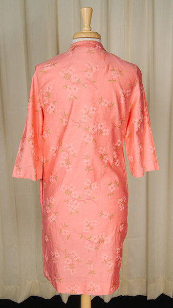 1960s Vintage Asian Lounge Robe Dress Cats Like Us