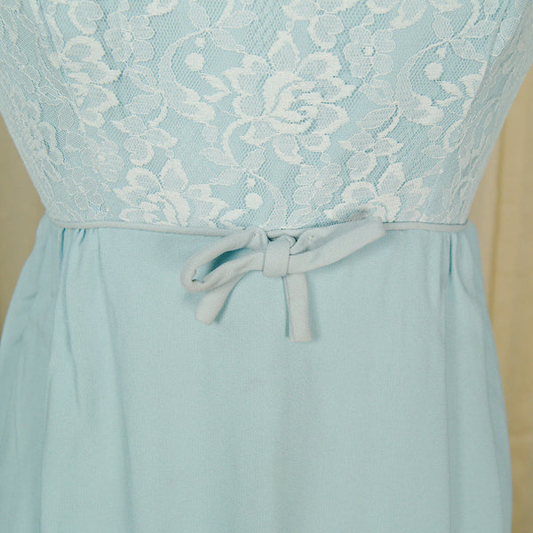 1960s Vintage Baby Blue Wiggle Dress Cats Like Us