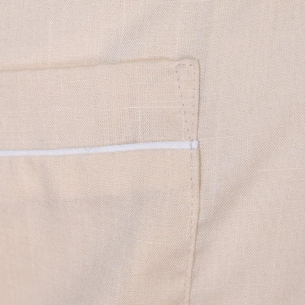 1960s Vintage Beige Button Detail Shirt Cats Like Us