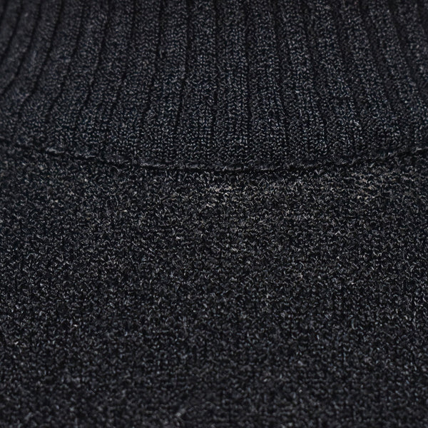 1960s Vintage Black SS Raglan Knit Top Cats Like Us