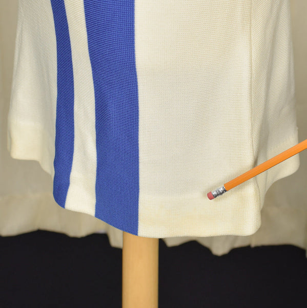 1960s Vintage  Blue & White Mod Dress Cats Like Us