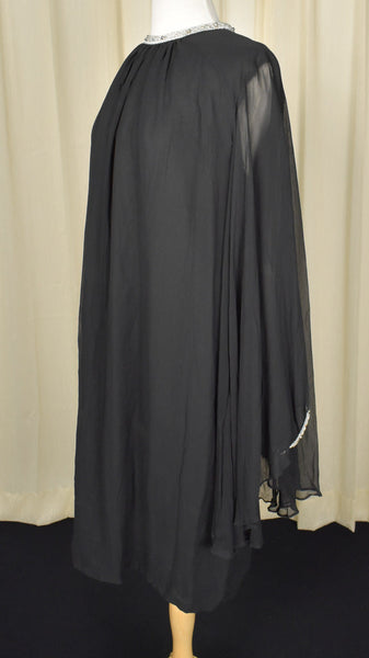 1960s Vintage Butterfly Sleeve Dress Cats Like Us