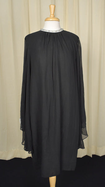 1960s Vintage Butterfly Sleeve Dress Cats Like Us