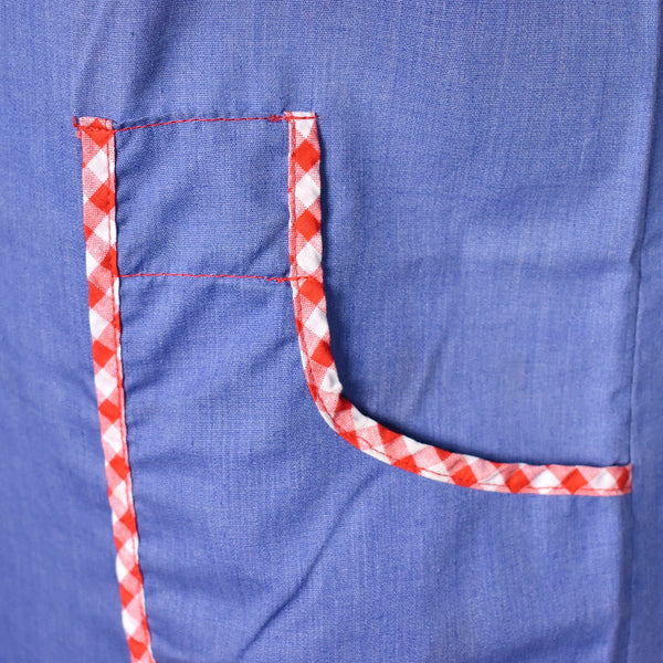 1960s Vintage Chambray House Coat Cats Like Us
