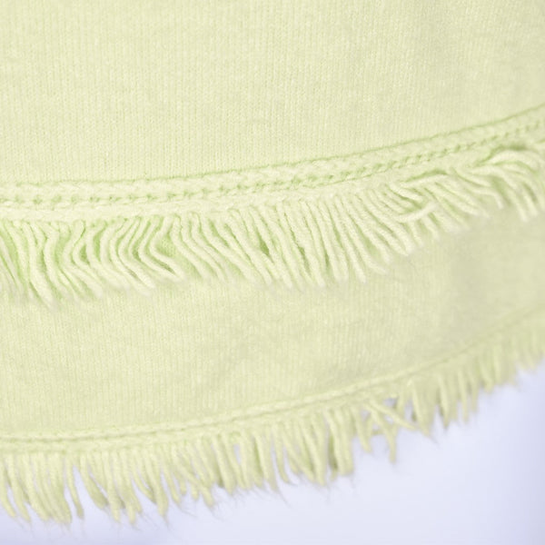 1960s Vintage Chartreuse Fringe Top Cats Like Us