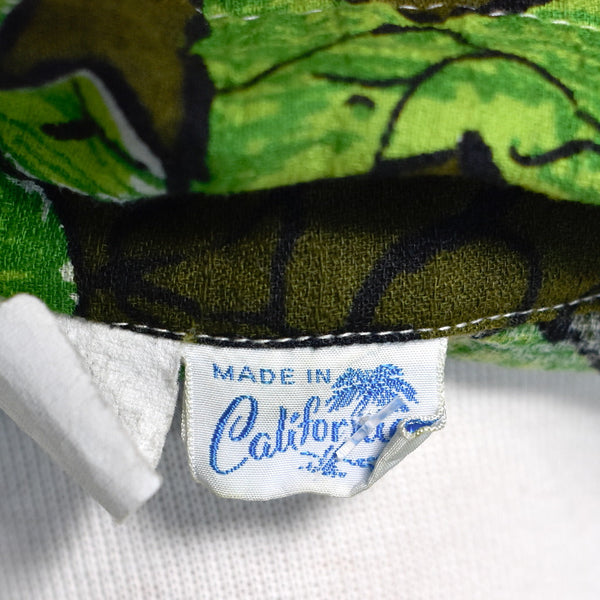 1960s Vintage Green Loop Collar Shirt Cats Like Us