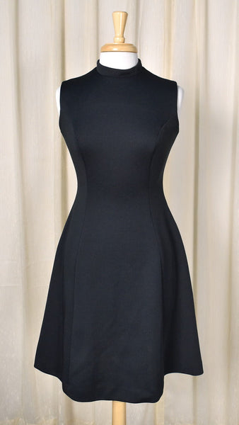 1960s Vintage LBD A-line Dress Cats Like Us