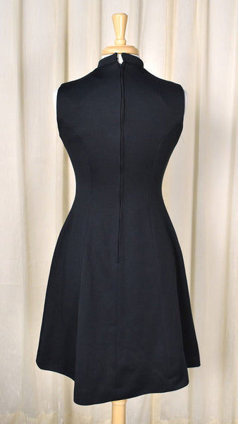 1960s Vintage LBD A-line Dress Cats Like Us