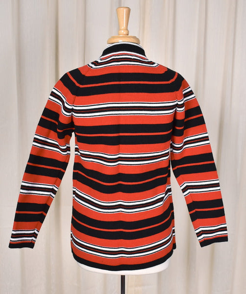 1960s Vintage NOS Red & Black Sweater Cats Like Us