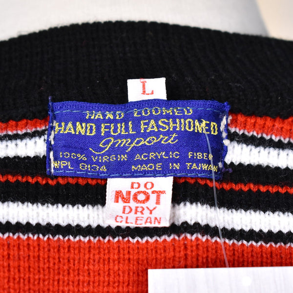 1960s Vintage NOS Red & Black Sweater Cats Like Us