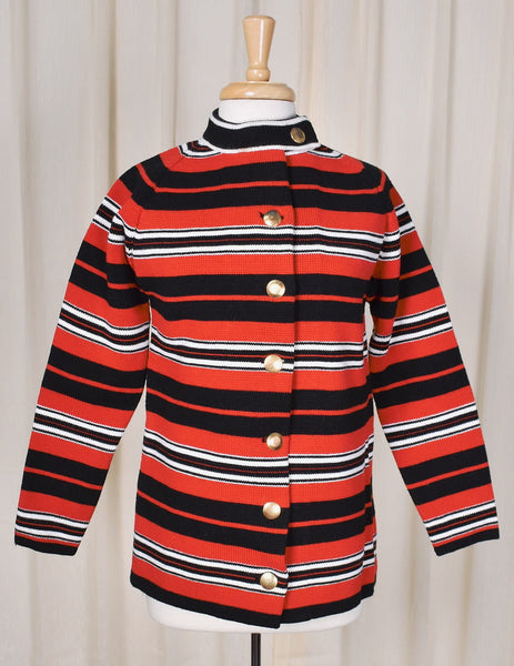 1960s Vintage NOS Red & Black Sweater Cats Like Us