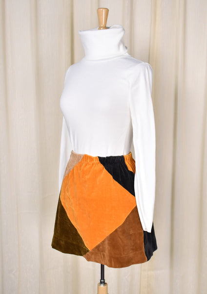 1960s Vintage Off White Cowl Neck Top Cats Like Us