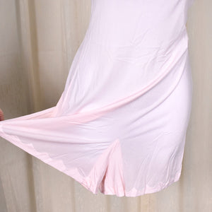 1960s Vintage Pink Scalloped Step In Slip Cats Like Us