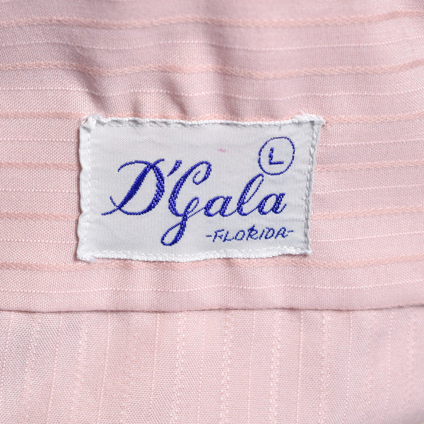 1960s Vintage Pink on Pink Stripe Shirt Cats Like Us