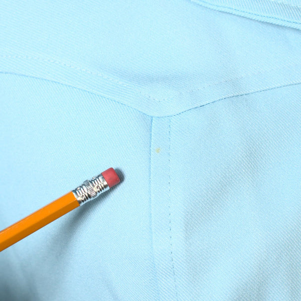 1960s Vintage Powder Blue Shirt Jacket Cats Like Us