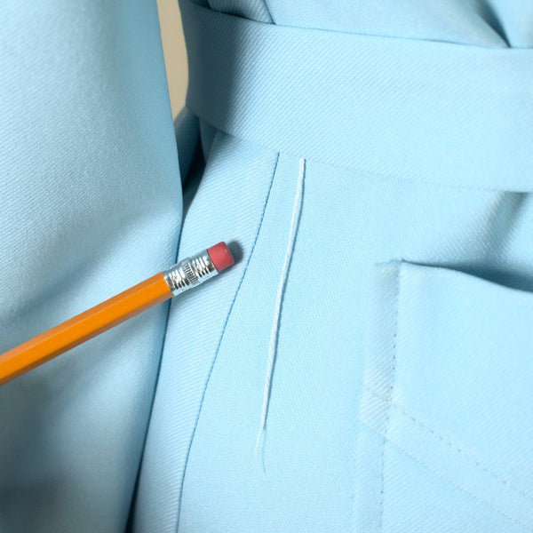 1960s Vintage Powder Blue Shirt Jacket Cats Like Us