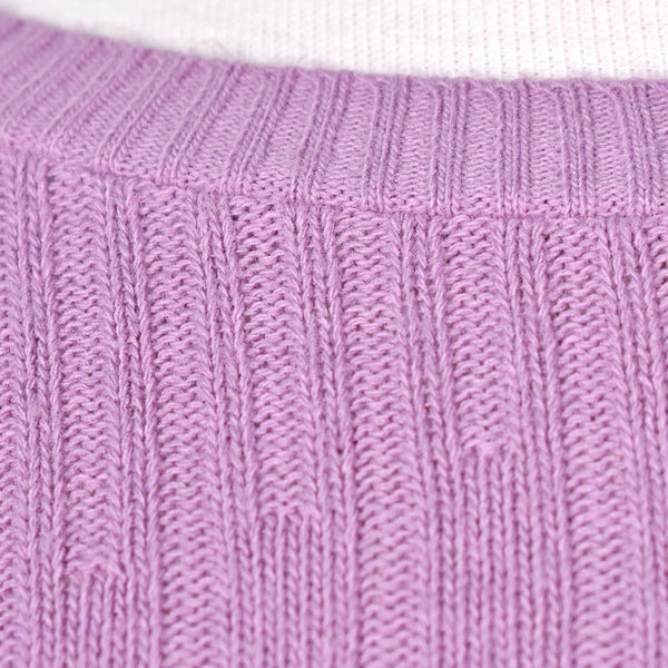 1960s Vintage Purple Ribbed Sweater Cats Like Us