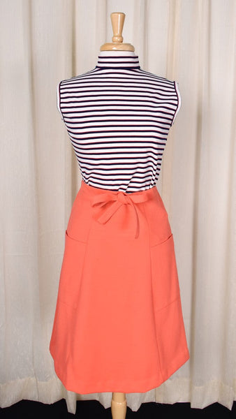1960s Vintage RWB Sleeveless Turtleneck Cats Like Us