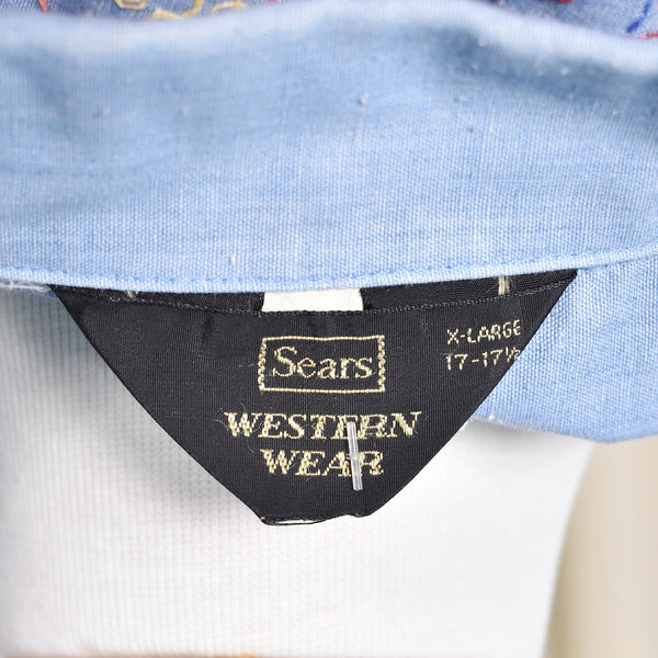 1960s Vintage Rainbow Embroidery Shirt Cats Like Us