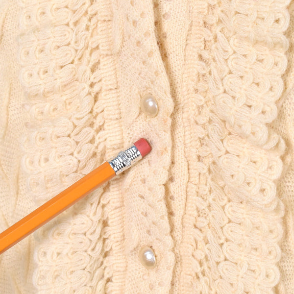 1960s Vintage Romantic Lace Cardigan Cats Like Us