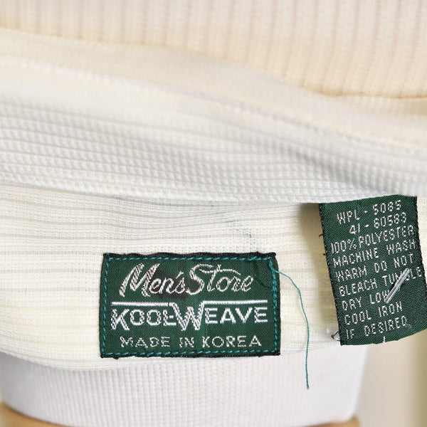 1960s Vintage Sheer Yellow Stripe Shirt Cats Like Us