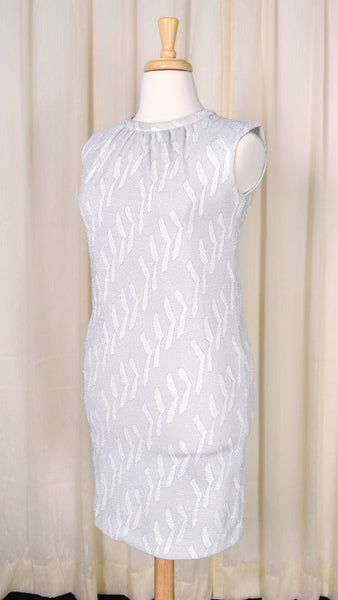 1960s Vintage Silver Greater Than Dress Cats Like Us
