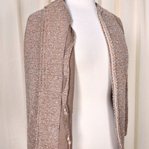 1960s Vintage Tan Chanel Style Jacket Cats Like Us