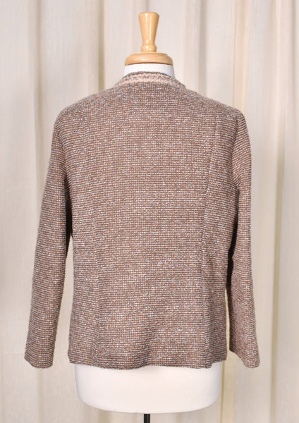 1960s Vintage Tan Chanel Style Jacket Cats Like Us