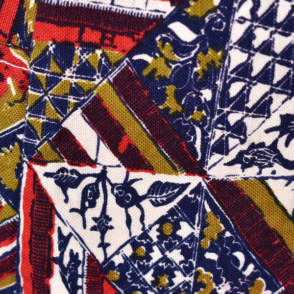 1960s Vintage Tiki Inspired Mini Skirt by Brattle Square Cats Like Us