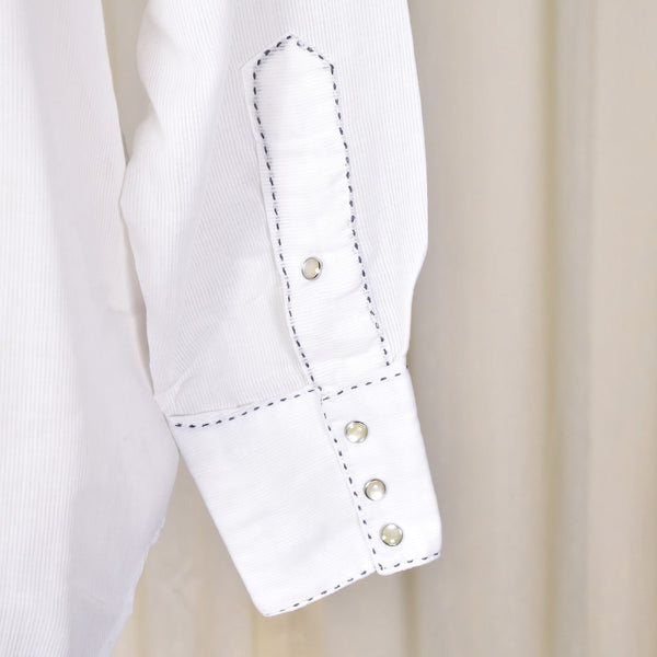 1960s Vintage White Contrast Shirt Cats Like Us