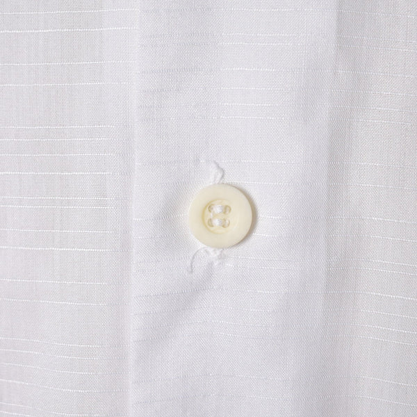 1960s Vintage White LS Textured Shirt Cats Like Us