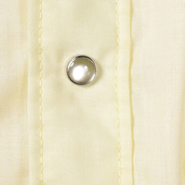1960s Vintage Yellow Western Shirt Cats Like Us