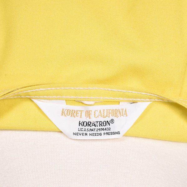 1960s Vintage Yellow Wrap Skirt Cats Like Us
