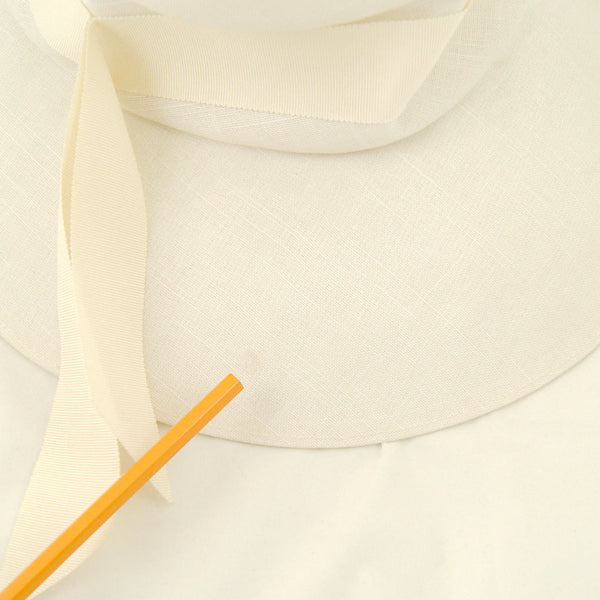 1960s White Big Brim Hat Cats Like Us