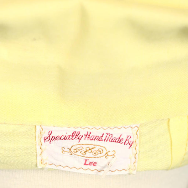 1960s Yellow Handmade Blouse Cats Like Us