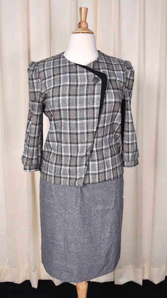 1970s Asymmetrical Gray Suit Cats Like Us