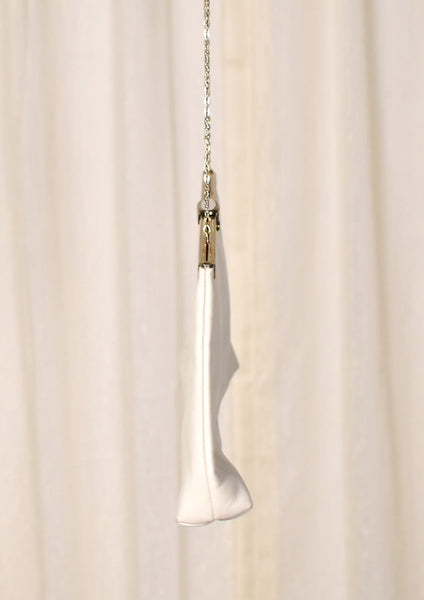 1970s Beige Leather Vintage Clutch Bag Cats Like Us